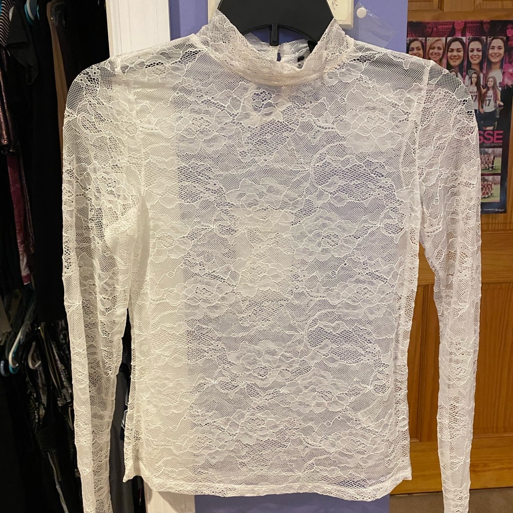 see through fancy top